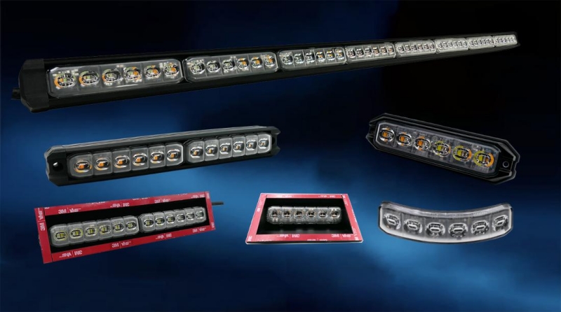 Silikonová čočka LED výstražná světla